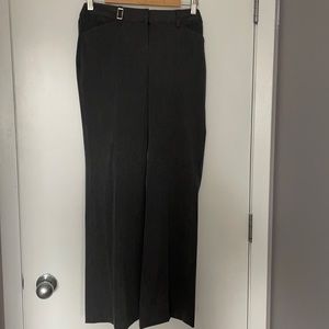 Express dark grey straight cut women's trousers (size 4R)